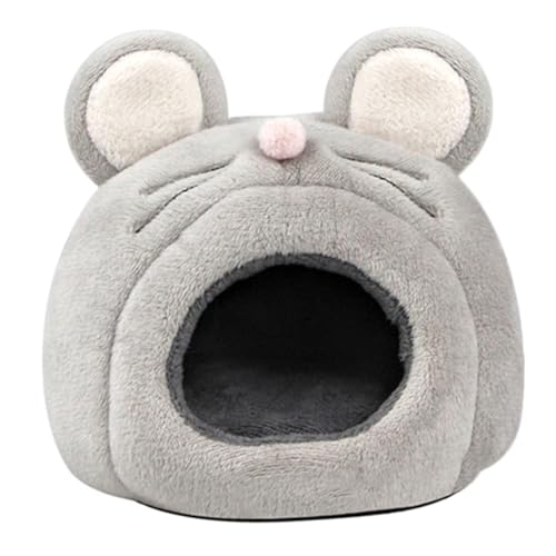 EXHUMKY Rat Shape Warm Plush Nest Bed Cave Für Kleine Haustiere Hamster Ratten Igel Weiches Gemütliches Plüschbett Niedliches Design Für Tierkäfige Versteck Für Nager EXHUMKY Rat Shape Warm Plush Nest Bed Cave Für Kleine Haustiere Hamster Ratten Igel Weiches Gemütliches Plüschbett Niedliches Design Für Tierkäfige Versteck Für Nager von EXHUMKY