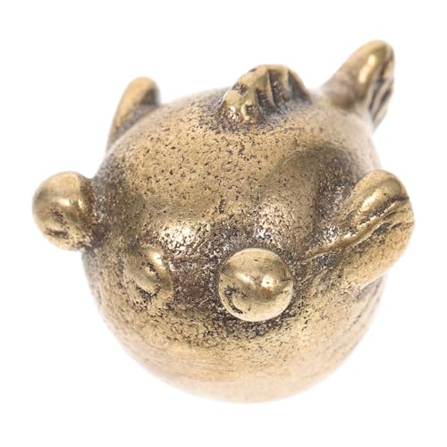 EXHUMKY Fisch-Dekoration Aus Messing Im Vintage-Stil Fisch-skulptur Für Aquarien Und Heimdekoration von EXHUMKY