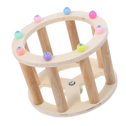 EXHUMKY Papagei Spielzeug Mit Laufrad Für Vögel Robust Und Installieren Für Verschiedene Geeignet Sicheres Holzmaterial Für Vogelkäfige Und Stundenlangen Spielspaß EXHUMKY Papagei Spielzeug Mit Laufrad Für Vögel Robust Und Installieren Für Verschiedene Geeignet Sicheres Holzmaterial Für Vogelkäfige Und Stundenlangen Spielspaß von EXHUMKY