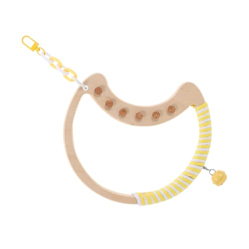 EXHUMKY Papageienring schaukel Papageiung Swing Zubehör für Sittichkäfige Vogelschwungspielzeug Papageienbarsch Papageienspielzeug Papageienschwungspielzeug Zubehör für Vogelkäfige hölzern EXHUMKY Papageienring schaukel Papageiung Swing Zubehör für Sittichkäfige Vogelschwungspielzeug Papageienbarsch Papageienspielzeug Papageienschwungspielzeug Zubehör für Vogelkäfige hölzern von EXHUMKY