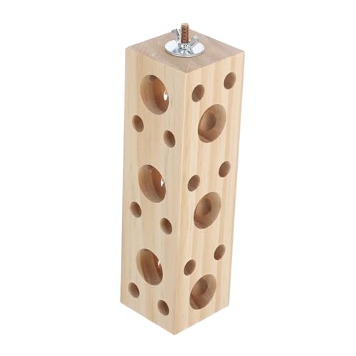 EXHUMKY Papageienständer Spielzeug, Holzblöcke, Vogelspielzeug, Schmiedespielzeug Für Vögel, Vogelkauspielzeug, Holzspielzeug Für Kleine Haustiere, Kleine Vogelstange, Naturholz, EXHUMKY Papageienständer Spielzeug, Holzblöcke, Vogelspielzeug, Schmiedespielzeug Für Vögel, Vogelkauspielzeug, Holzspielzeug Für Kleine Haustiere, Kleine Vogelstange, Naturholz, von EXHUMKY