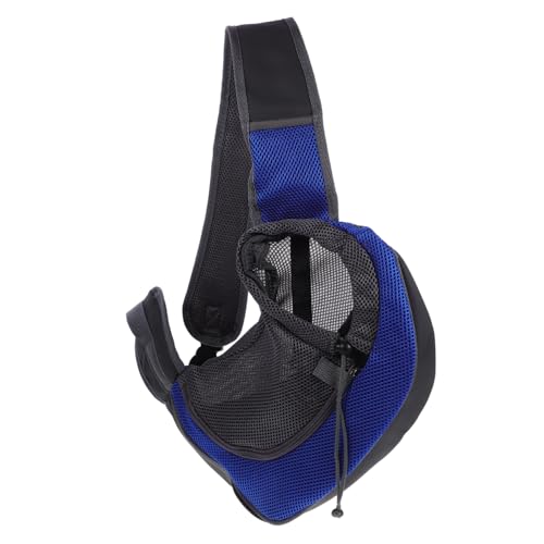 EXHUMKY Pet Carrier Schultertasche Aus Polyester Dunkelblaue Umhängetasche Für Kleine Haustiere Leicht Und Langlebig Für Hunde Und Katzen s von EXHUMKY