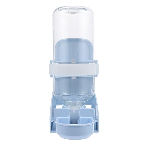 EXHUMKY Pet Katzen Wasserspender Automatischer Abnehmbarer Futter und Wassernapf für Katzen Auslaufsicher zu Bedienen für Hydration Ihrer Haustiere von EXHUMKY