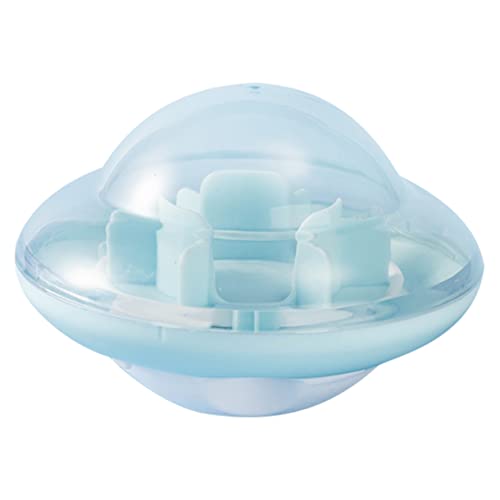 EXHUMKY Pet Slow Feed Ball UFO Förmige Katzenschüssel für Langsames Fressen Blau für Gesunde und Selbstbeschäftigung von Katzen EXHUMKY Pet Slow Feed Ball UFO Förmige Katzenschüssel für Langsames Fressen Blau für Gesunde und Selbstbeschäftigung von Katzen von EXHUMKY