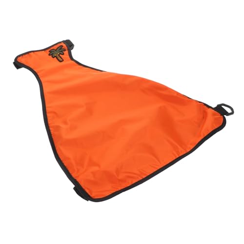 EXHUMKY Regenmantel für Haustiere Verstellbare wasserdichte Hundebauchabdeckung Leichte Regenjacke für Welpen Orange Regenschutz EXHUMKY Regenmantel für Haustiere Verstellbare wasserdichte Hundebauchabdeckung Leichte Regenjacke für Welpen Orange Regenschutz von EXHUMKY