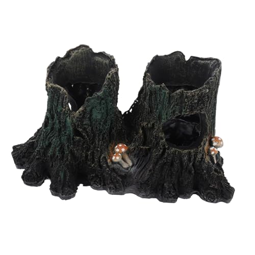 EXHUMKY Reptilien Versteck Höhle für Eidechsen Schildkröten Spinnen Terrarien Dekoration Sicherer Rückzugsort Kreativ Gestaltetes Versteck für Amphibien und Reptilien Gehege Zubehör EXHUMKY Reptilien Versteck Höhle für Eidechsen Schildkröten Spinnen Terrarien Dekoration Sicherer Rückzugsort Kreativ Gestaltetes Versteck für Amphibien und Reptilien Gehege Zubehör von EXHUMKY