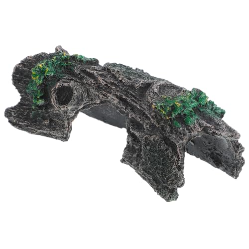 EXHUMKY Resin Versteck Höhle für Reptilien Dekoration für Terrarium für Geckos Schlangen und Schildkröten Dunkle und Spielplatz für Haustiere EXHUMKY Resin Versteck Höhle für Reptilien Dekoration für Terrarium für Geckos Schlangen und Schildkröten Dunkle und Spielplatz für Haustiere von EXHUMKY