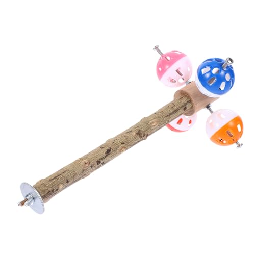EXHUMKY Rotierender Glockenständer Lovebirds Finken Papageienübungszweig Kletterständer Für Vögel Seil Vogel Käfig Futterhalter Finkenbarsch Pfotenschleifen Vogelspielzeugbarsch Hölzern EXHUMKY Rotierender Glockenständer Lovebirds Finken Papageienübungszweig Kletterständer Für Vögel Seil Vogel Käfig Futterhalter Finkenbarsch Pfotenschleifen Vogelspielzeugbarsch Hölzern von EXHUMKY