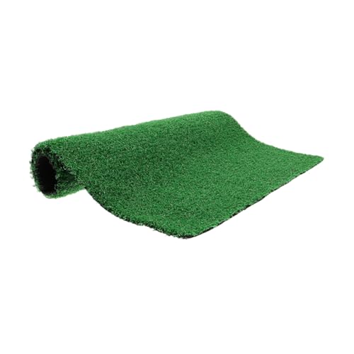 EXHUMKY Schildkröten-terrassenmatte Reptilienpanzerzubehör Kunstrasenunterlage Kunstrasenmatte Bereich Zum Sonnenbaden Von Schildkröten Teppich Aus Kunstrasen Green Plastik von EXHUMKY
