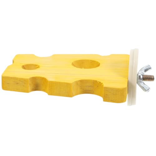 EXHUMKY Papagei Barsch Nymphensittich Spielzeug Ara Vogel Käfig Zubehör Holz Plattform Sittich Spielzeug Schleifen Barsch EXHUMKY Papagei Barsch Nymphensittich Spielzeug Ara Vogel Käfig Zubehör Holz Plattform Sittich Spielzeug Schleifen Barsch von EXHUMKY