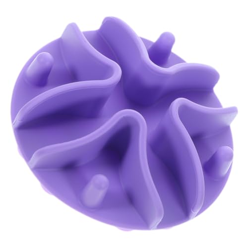 EXHUMKY Slow Feeder Einsatz für Hundenapf Antischlingnapf mit Rutschfester Unterlage für Langsames Fressen Bpa Frei Geeignet für Keramik- Metall und Kunststoffnäpfe von EXHUMKY