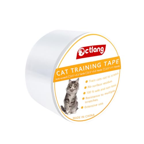 EXHUMKY Sofa Schutzband gegen Kratzer Katzen Selbstklebend Stark Haftend Breites Kratzschutz Tape für Möbel Fenster Türen Einfache Anwendung S Geeignet für Harte Oberflächen außer von EXHUMKY