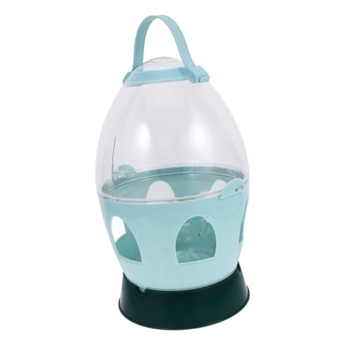 EXHUMKY Vogeltränke Hühnertränke-Set Futterautomat Wasserspender Für Tauben Kein Design von EXHUMKY