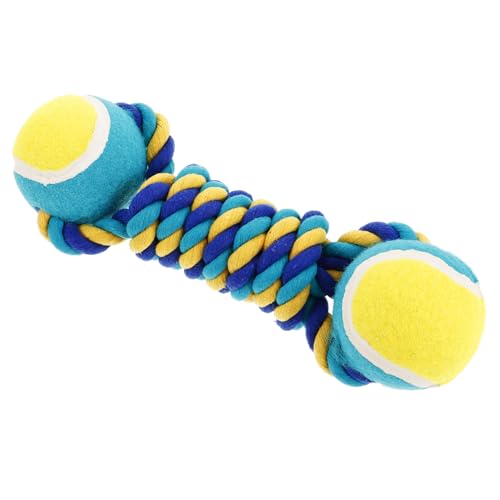 EXHUMKY Tennis -Baumwollseilspielzeug Beißspielzeug für kleine Welpen großes Hundespielzeug Interaktives Hundespielzeug für Haustiere Ball auf Seilhundspielzeug Polyester EXHUMKY Tennis -Baumwollseilspielzeug Beißspielzeug für kleine Welpen großes Hundespielzeug Interaktives Hundespielzeug für Haustiere Ball auf Seilhundspielzeug Polyester von EXHUMKY