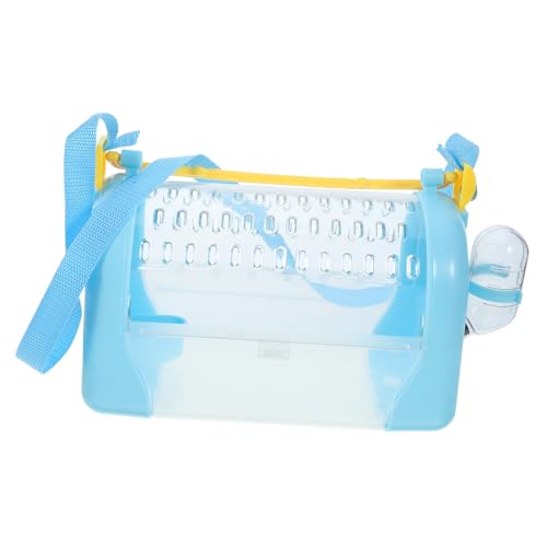 EXHUMKY Tragbarer Hamsterkäfig aus Robustem Kunststoff Transparenter Reisekäfig mit Wasserflasche und Futterschale für Kleine Haustiere für Reisen und Tierarztbesuche EXHUMKY Tragbarer Hamsterkäfig aus Robustem Kunststoff Transparenter Reisekäfig mit Wasserflasche und Futterschale für Kleine Haustiere für Reisen und Tierarztbesuche von EXHUMKY