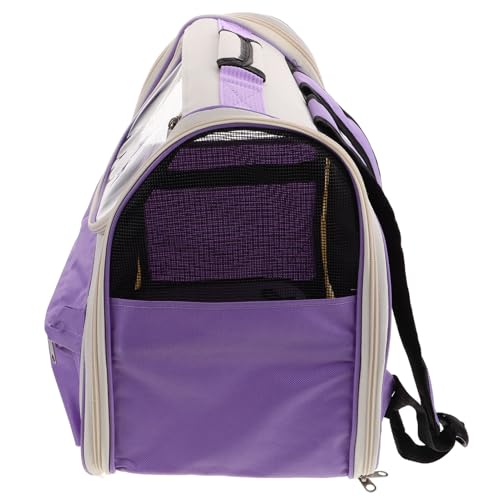 EXHUMKY Transparente Haustiertasche, Katzentragetasche, Tragbare Welpentragetasche, Welpentragetasche Für Kleine Hunde, Atmungsaktive Katzentasche, Große Katzenaufbewahrungstasche, von EXHUMKY