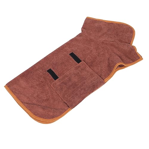 EXHUMKY Trockenmantel für Hunde Hundemantel-Bademantel-Handtuch PIPI-Pads für Hunde Haustierbad Wurf hundepflege hundehandtuch Hundezubehör bequemer Bademantel für Welpen Polyester Coffee EXHUMKY Trockenmantel für Hunde Hundemantel-Bademantel-Handtuch PIPI-Pads für Hunde Haustierbad Wurf hundepflege hundehandtuch Hundezubehör bequemer Bademantel für Welpen Polyester Coffee von EXHUMKY