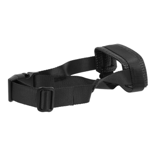 EXHUMKY Verstellbarer Hundemaulkorb Nylon Atmungsaktiv für Kleine bis Große Hunde Schützt vor Beißen Bellen Kauen und Fressen Leicht Langlebig für Training Reisen und Tierarztbesuche von EXHUMKY