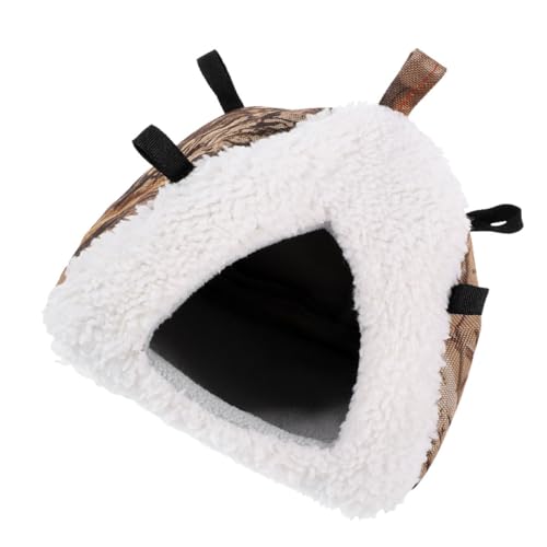 EXHUMKY Warmes Nest hängend Haustier Hamsterbettwäsche Hamsterhaus drinnen empfindliches Hamsterversteck Hamsterversteck Haushalt Hamsterhütte Hamster Wärmenest Baumwolle von EXHUMKY