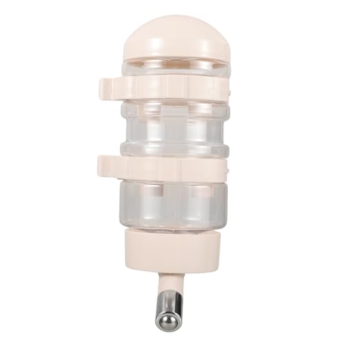 EXHUMKY Automatischer Wasserspender Für Haustiere 400 Ml Wasserflasche Edelstahldüse Für Hunde Und Katzen Einfach Zu Installierender Futterspender Für Haustiere Wasserkrug von EXHUMKY
