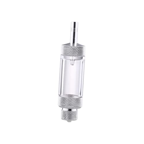 EXHUMKY Aquarium Co2 Blasenzähler Kohlendioxid Messgerät Rückschlagblasenzähler Silber Einzeldiffusor EXHUMKY Aquarium Co2 Blasenzähler Kohlendioxid Messgerät Rückschlagblasenzähler Silber Einzeldiffusor von EXHUMKY