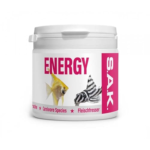 EXOT HOBBY - S.A.K. Energy - extrudiertes Alleinfuttermittel für alle Zierfischarten. Granulat 75 g (150 ml) Granulatgröße 1 Körnung 0.07-1.0 mm - Fischgröße 3-5 cm von EXOT HOBBY