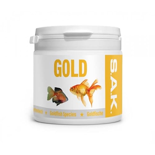 EXOT HOBBY - S.A.K. Gold - extrudiertes Alleinfuttermittel für alle Karpfenfischarten Granulat 75 g (150 ml) Granulatgröße 0 Körnung 0.04-0.6 mm - Fischgröße 2-3 cm von EXOT HOBBY