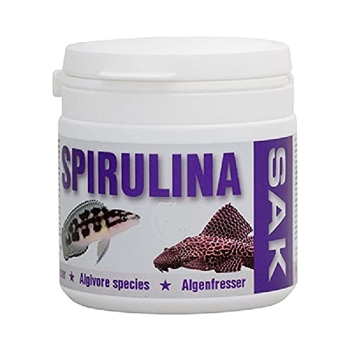 SAK Spirulina Flockenfutter mit 30% Spirulina - Fischfutter - Tropheus L-Welse Diskus und andere Zierfische 150 ml Dose SAK Spirulina Flockenfutter mit 30% Spirulina - Fischfutter - Tropheus L-Welse Diskus und andere Zierfische 150 ml Dose von EXOT HOBBY