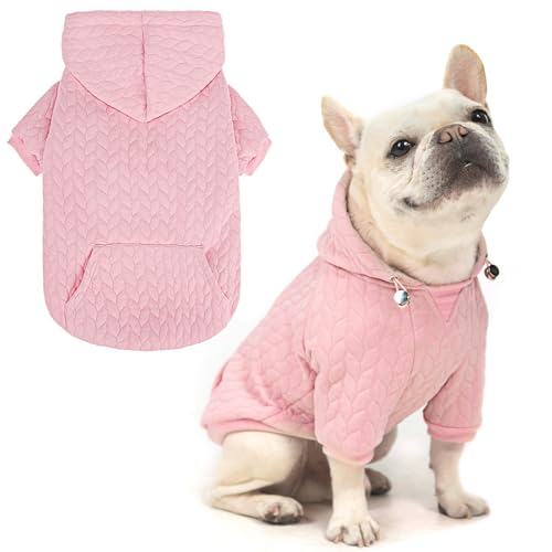 EXPAWLORER Hunde-Kapuzenpullover, warme Haustierkleidung für kleine, mittelgroße und große Hunde, Hunde-Sweatshirt, Welpenpullover mit Tasche für kaltes Wetter, Herbst und Winter, Katzen-Kapuzenmantel EXPAWLORER Hunde-Kapuzenpullover, warme Haustierkleidung für kleine, mittelgroße und große Hunde, Hunde-Sweatshirt, Welpenpullover mit Tasche für kaltes Wetter, Herbst und Winter, Katzen-Kapuzenmantel von EXPAWLORER