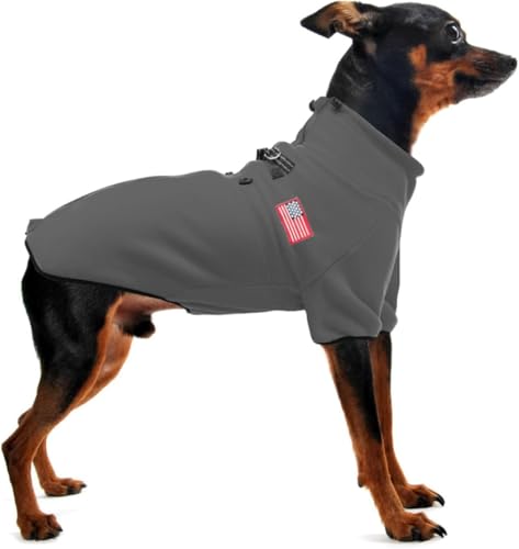 EXPAWLORER Hunde-Wintermantel mit doppeltem D-Ring – Reißverschluss für kaltes Wetter, verstellbar, winddicht, warme Hundekleidung, Polar-Fleece-Pulloverjacke für kleine, mittelgroße und große Hunde EXPAWLORER Hunde-Wintermantel mit doppeltem D-Ring – Reißverschluss für kaltes Wetter, verstellbar, winddicht, warme Hundekleidung, Polar-Fleece-Pulloverjacke für kleine, mittelgroße und große Hunde von EXPAWLORER
