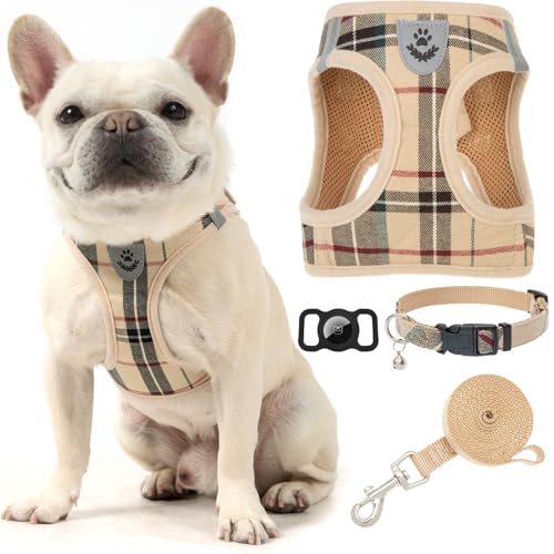 EXPAWLORER Hundegeschirr und Leine – Hundehalsband und Leine für mittelgroße Hunde – klassisches Kariertes Hundegeschirr, kein Ziehen, verstellbar, ausbruchsicher für Spaziergänge im Freien EXPAWLORER Hundegeschirr und Leine – Hundehalsband und Leine für mittelgroße Hunde – klassisches Kariertes Hundegeschirr, kein Ziehen, verstellbar, ausbruchsicher für Spaziergänge im Freien von EXPAWLORER