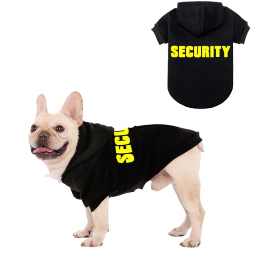 EXPAWLORER Sicherheits-Hunde-Kapuzenpullover, Hunde-Sweatshirt, weiches Fleece gefüttert, Haustierkleidung, kaltes Wetter, Kapuzenjacke, hält warm für kleine, mittelgroße und große Hunde und Katzen von EXPAWLORER