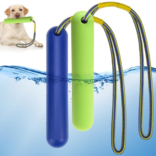 EXPAWLORER Wasserspielzeug für Hunde, schwimmendes Hundespielzeug für Wasser, Apportierstab, Stoßstange im Pool, See und Strand, interaktives Sommerwelpenanreicherungszubehör mit Griff, kausicher für EXPAWLORER Wasserspielzeug für Hunde, schwimmendes Hundespielzeug für Wasser, Apportierstab, Stoßstange im Pool, See und Strand, interaktives Sommerwelpenanreicherungszubehör mit Griff, kausicher für von EXPAWLORER