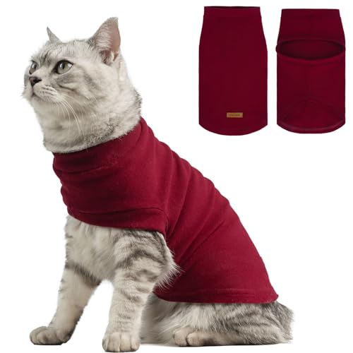 EXPAWLORER Weicher Katzenpullover – Pullover nur für Katzen, warme Kätzchen-Kleidung, Herbst- und Winter-Haustiermantel, Pullover-Design, Fleece, Sweatshirt, Kleidung auch für Welpen, kleine Hunde EXPAWLORER Weicher Katzenpullover – Pullover nur für Katzen, warme Kätzchen-Kleidung, Herbst- und Winter-Haustiermantel, Pullover-Design, Fleece, Sweatshirt, Kleidung auch für Welpen, kleine Hunde von EXPAWLORER