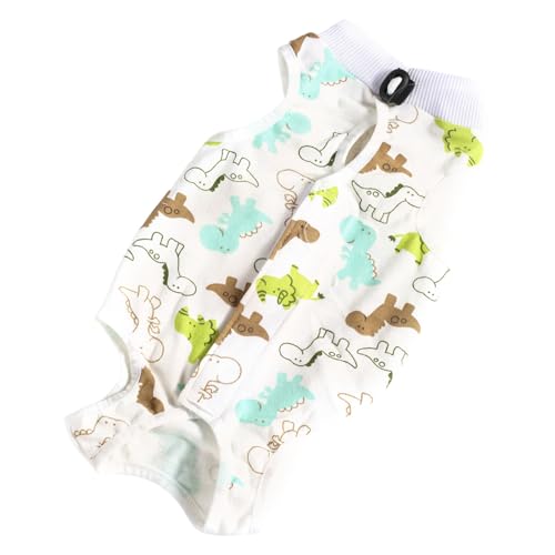 EXQIOUR Katzen-Body mit Cartoon-Muster, nach Operationen, Bauch-Wundpflege, Erholungsanzug, nach Operationen, für atmungsaktives Erholungsoutfit EXQIOUR Katzen-Body mit Cartoon-Muster, nach Operationen, Bauch-Wundpflege, Erholungsanzug, nach Operationen, für atmungsaktives Erholungsoutfit von EXQIOUR