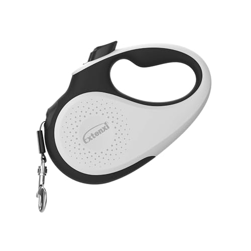 Extensi Duo – Hundeleine mit Aufrollfunktion – einziehbare Leine für Hunde bis 25 kg – Länge 5 m, Größe M, ergonomischer und sicherer Griff. von EXTENXI