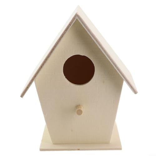 Vogelhaus aus Holz, ideal für Gartendekoration, Niststation für Wildvögel (C) von EXTRWORY