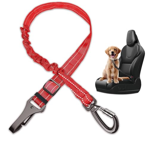Hunde-Sicherheitsgurt, 3-in-1-Autogeschirr für Hunde und große Haustiere, verstellbarer Sicherheitsgurt für Auto, Nylon, reflektierend, Bungee-Stoff, Hundegeschirr mit Clip, Hakenverschluss und Hunde-Sicherheitsgurt, 3-in-1-Autogeschirr für Hunde und große Haustiere, verstellbarer Sicherheitsgurt für Auto, Nylon, reflektierend, Bungee-Stoff, Hundegeschirr mit Clip, Hakenverschluss und von EYTEYL