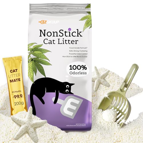 EZSKUUP Antihaftende Ultraklumpende Katzenstreu Klumpstreu für Katzen, Staubfrei | Unparfümiert Katzensand, Aus Haustierfreundlichem Natürlichem Cassava Hergestellt Mit Geruchsbindung, 2,27 kg EZSKUUP Antihaftende Ultraklumpende Katzenstreu Klumpstreu für Katzen, Staubfrei | Unparfümiert Katzensand, Aus Haustierfreundlichem Natürlichem Cassava Hergestellt Mit Geruchsbindung, 2,27 kg von EZSKUUP