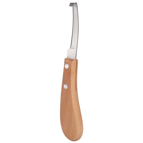 Eacam Hufschneidermesser, Hochwertiger Ergonomischer Griff für Kohlenstoffstahl, Einfacher Betrieb für Pferde, Rennerlebnis mit Einer Scharfen Klinge von (Einzeilige rechte Hand) von Eacam