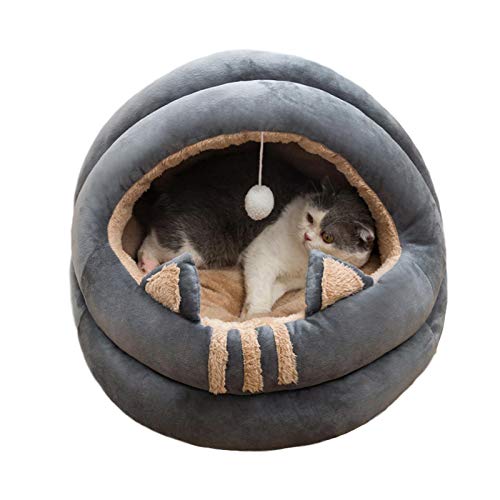 Earthily Katzenhöhle Katzenbett Tierbett - Katzen Bett Katzenzelt Katzenkorb,Weicher Und Bequemer Atmungsaktiv Schlafplatz,Katzenbettchen Zum Schlafen 35cm 40cm 50cm Earthily Katzenhöhle Katzenbett Tierbett - Katzen Bett Katzenzelt Katzenkorb,Weicher Und Bequemer Atmungsaktiv Schlafplatz,Katzenbettchen Zum Schlafen 35cm 40cm 50cm von Earthily