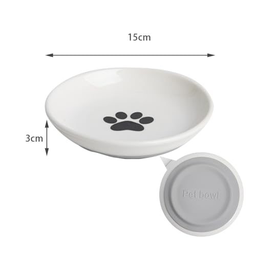 Keramische Haustier-Katzen Schale für Haustiere Trinkwasser-Fütterung Schale Keramik Katzenfutter-Hundefutter-Utensilien für Katzen-Hunde-Haustier-Zubehör Zubehör Keramische Haustier-Katzen Schale für Haustiere Trinkwasser-Fütterung Schale Keramik Katzenfutter-Hundefutter-Utensilien für Katzen-Hunde-Haustier-Zubehör Zubehör von Eastocos