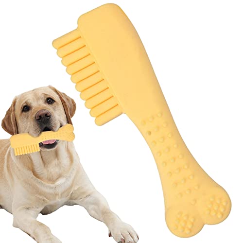 Eastuy Backenzahn saubere Zähne Gummispielzeug,TPR Rubber Barbed Comb Shape Unzerstörbares Hundespielzeug | Hundespielzeug in Kammform, langlebiges Kauspielzeug für kleine und mittelgroße Hunde von Eastuy