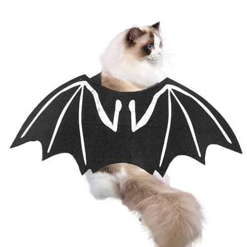 Eastuy Hunde-Fledermausflügel-Kostüm,Hunde-Halloween-Kostüm | Im Dunkeln leuchtendes Hunde-Halloween-Kostüm,Realistisches Pets Mystery-Kostüm, Kätzchen-Verkleidung für Bühne, Maskerade, Rollenspiele Eastuy Hunde-Fledermausflügel-Kostüm,Hunde-Halloween-Kostüm | Im Dunkeln leuchtendes Hunde-Halloween-Kostüm,Realistisches Pets Mystery-Kostüm, Kätzchen-Verkleidung für Bühne, Maskerade, Rollenspiele von Eastuy