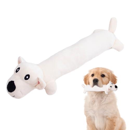 Eastuy Hunde-Kuscheltier-Kauspielzeug | Süßes Hundeplüschspielzeug | Quietschendes, interaktives Hundespielzeug mit Sound, Kauspielzeug für kleine, mittelgroße und große Hunde und Katzen von Eastuy
