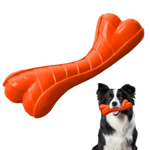 Eastuy Hundeknochen-Kauspielzeug,Hundespielzeugknochen, Langlebiges Hundespielzeug zum Kauen, Bissfestes Haustierknochen-Kauspielzeug zur Zahnreinigung, robust für aktives Beißen – interaktiv von Eastuy