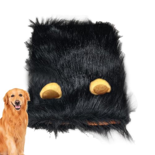 Eastuy Hundelöwenkostüm-Perücke, lustige Löwenmähne für Hunde - Lustige Hundekostüme Mähne mit Ohren | Waschbares ergänzendes Löwenhaar, Hunde-Cosplay-Outfit, Haustier-Ausgefallenes von Eastuy