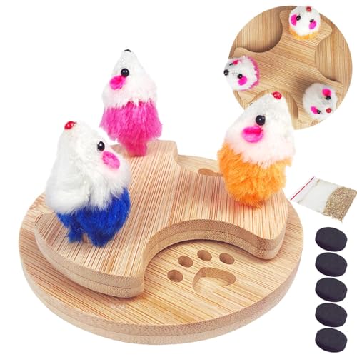 Eastuy Katzenkarussellspielzeug, Katzendrehspielzeug | Katzenkarussell-Mausspielzeug | Interaktives Spielzeug für kleine Hunde, große Katzen, mittelgroße Katzen, Indoor-Spielspielzeug für Kätzchen Eastuy Katzenkarussellspielzeug, Katzendrehspielzeug | Katzenkarussell-Mausspielzeug | Interaktives Spielzeug für kleine Hunde, große Katzen, mittelgroße Katzen, Indoor-Spielspielzeug für Kätzchen von Eastuy