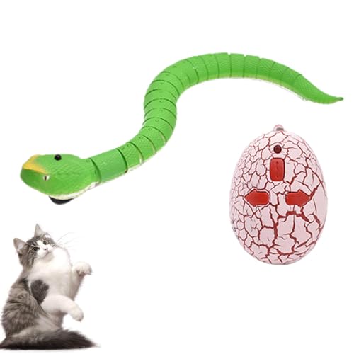 Eastuy Schlangenspielzeug für Katzen, Schlangenkatzenspielzeug | Interaktives Katzenspielzeug - Wiederverwendbares elektronisches Schlangen-Katzenspiel für kleine, mittelgroße Hunde und Haustiere von Eastuy