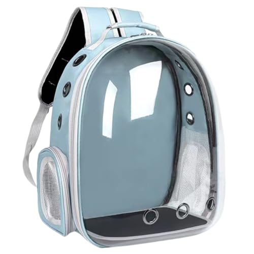 Katzentragerrucksack, Frontpackung, Weltraumkapsel-Design, Haustier-Reiserucksack für kleine und mittelgroße Katzen/Hunde, atmungsaktive Luftpolster-Fenstertasche zum Wandern, Spazierengehen, Camping von Easwisa